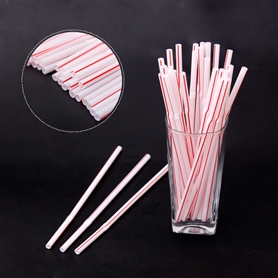 Bendable color bar straw 6x197