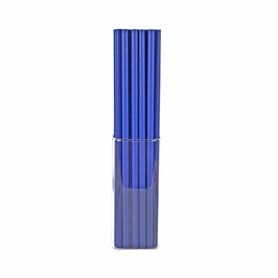 047 food grade pure wood pulp white kraft paper 7-280mm Royal Blue straw