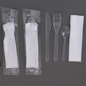 HWPS 4PC kit(HWPS fork+knife+coffee spoon+napkin)