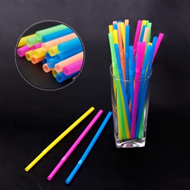Bendable color straw 6x197